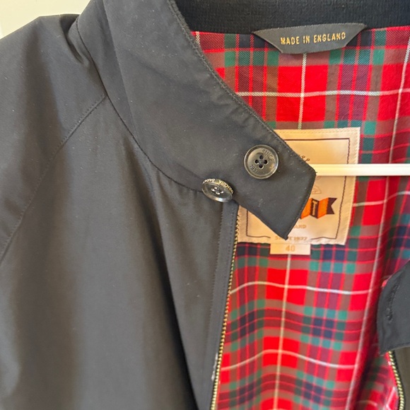 Barely Worn Men’s Baracuta G9 HARRINGTON JACKET (Black, Size 40) - Picture 2 of 6